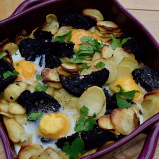 Black-pudding-potato-egg-bake-recipe-lucyloves-foodblog