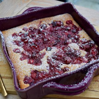Cranberry Orange Pudding Cake recipe from Lucy Loves Food Blog