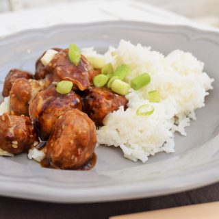 Teriyaki Meatballs from Lucy Loves Food Blog